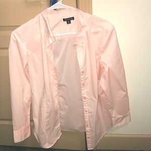 Pink button-up